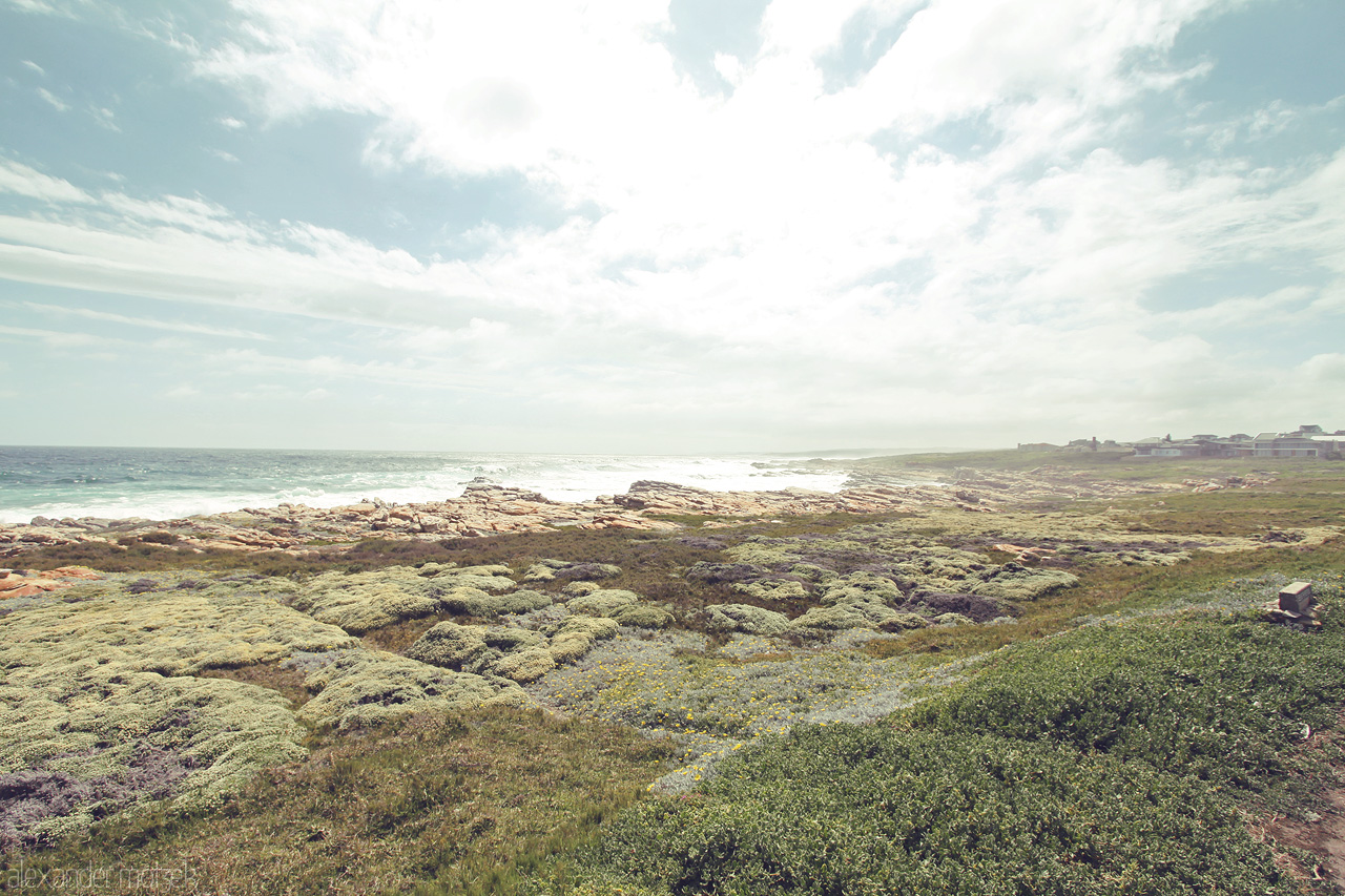 Foto von Felsiger Küstenabschnitt in Südafrika